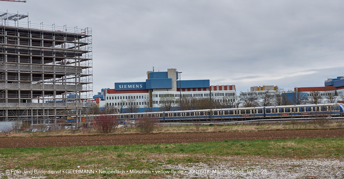 29.03.2023 - Baustelle REVO und Umgebung in Neuperlach